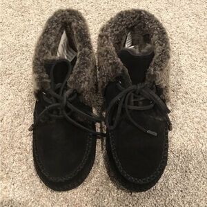 Tory Burch Nathan ankle booties shearling  boots size 7 NEW